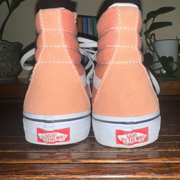 Vans Peach High-Top Sneakers with White Details - Picture 6 of 7